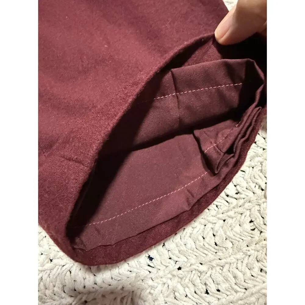 Talbots Dress Pants Trousers Wool Womens Size 6 Red Italian Lined Office Career